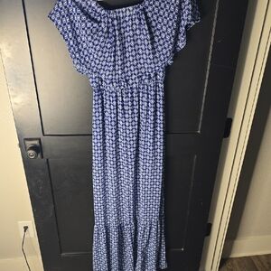 Gianni Bini Blue Maxi Dress